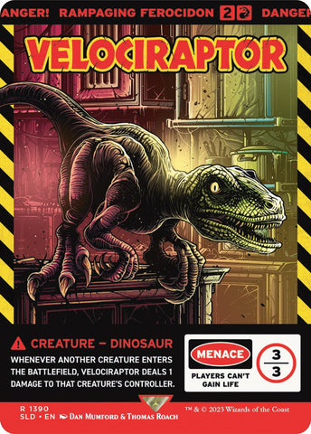 Velociraptor - Rampaging Ferocidon [Secret Lair Drop Series]