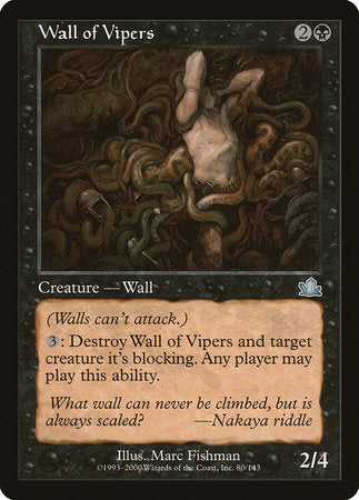 Wall of Vipers [Prophecy] - TCG Master