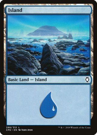 Island (288) [Commander Anthology Volume II] - TCG Master