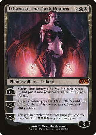 Liliana of the Dark Realms [Magic 2014] - TCG Master