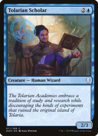 Tolarian Scholar [Dominaria] - TCG Master