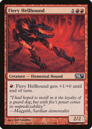 Fiery Hellhound [Magic 2011] - TCG Master