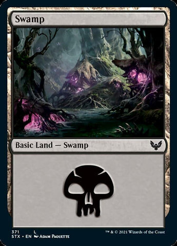 Swamp (#371) [Strixhaven: School of Mages]