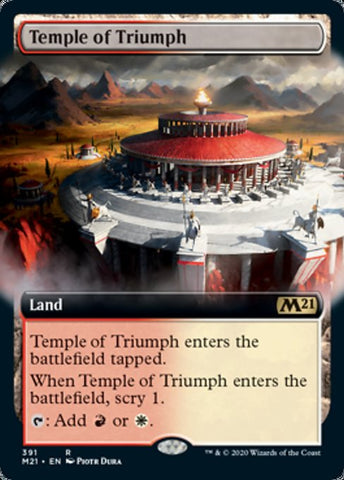 Temple of Triumph (Extended Art) [Core Set 2021] - TCG Master