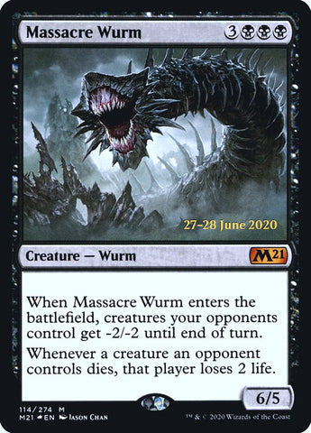 Massacre Wurm  [Core Set 2021 Prerelease Promos] - TCG Master