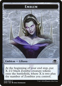 Emblem - Liliana, the Last Hope [Eldritch Moon Tokens] - TCG Master