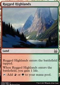 Rugged Highlands [Duel Decks: Mind vs. Might] - TCG Master