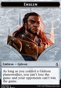 Emblem - Gideon of the Trials // Zombie Token [Amonkhet] - TCG Master