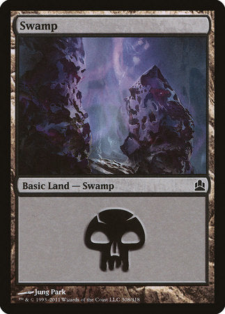 Swamp (308) [Commander 2011] - TCG Master
