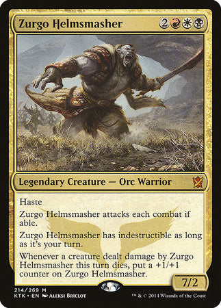Zurgo Helmsmasher [Khans of Tarkir] - TCG Master