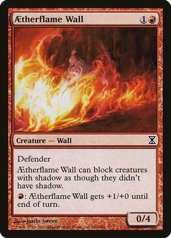 Aetherflame Wall [Time Spiral] - TCG Master
