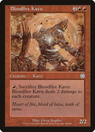 Bloodfire Kavu [Apocalypse] - TCG Master