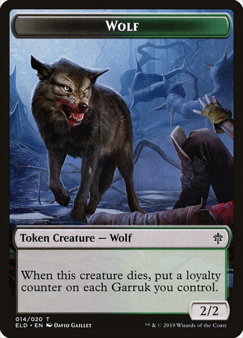 Wolf [Throne of Eldraine Tokens] - TCG Master