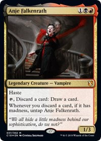 Anje Falkenrath (Commander 2019) [Oversize Cards] - TCG Master