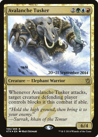 Avalanche Tusker [Khans of Tarkir Promos] - TCG Master