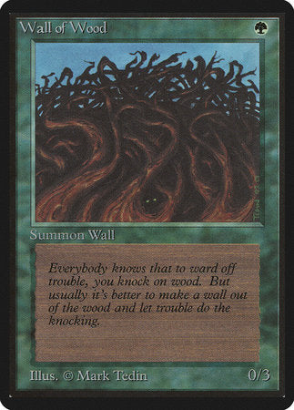 Wall of Wood [Limited Edition Beta] - TCG Master