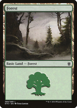 Forest (268) [Khans of Tarkir] - TCG Master