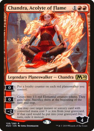 Chandra, Acolyte of Flame [Core Set 2020 Promos] - TCG Master