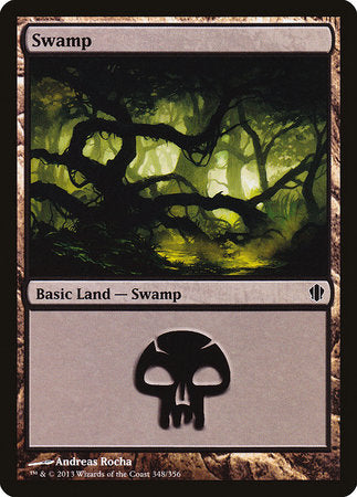 Swamp (348) [Commander 2013] - TCG Master