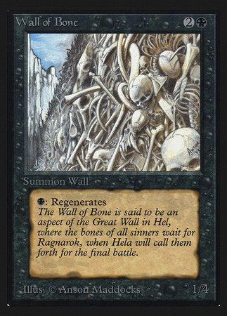 Wall of Bone (IE) [Intl. Collectors’ Edition] - TCG Master