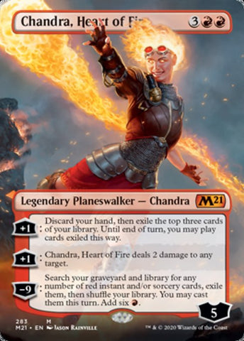 Chandra, Heart of Fire (Borderless) [Core Set 2021] - TCG Master