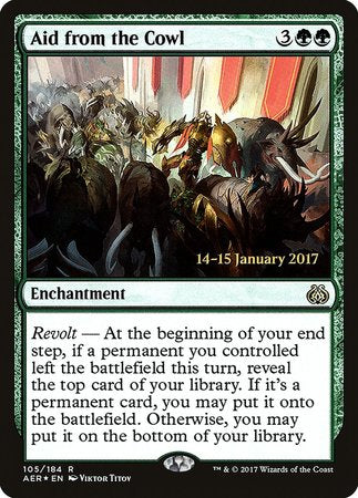 Aid from the Cowl [Aether Revolt Promos] - TCG Master