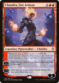 Chandra, Fire Artisan [Promo Pack: Throne of Eldraine] - TCG Master