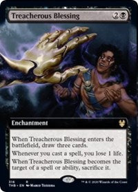 Treacherous Blessing (Extended Art) [Theros Beyond Death] - TCG Master