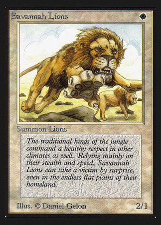 Savannah Lions (IE) [Intl. Collectors’ Edition] - TCG Master