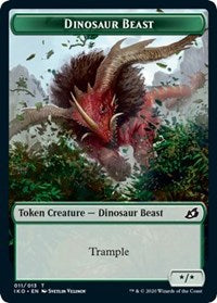 Dinosaur Beast Token [Ikoria: Lair of Behemoths] - TCG Master