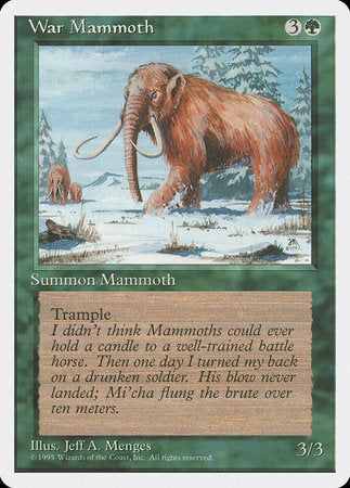 War Mammoth [Fourth Edition] - TCG Master