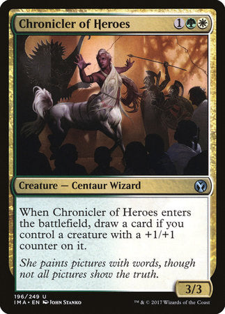 Chronicler of Heroes [Iconic Masters] - TCG Master