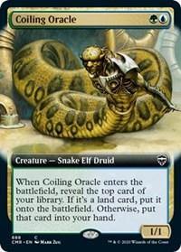 Coiling Oracle (Extended Art) [Commander Legends]