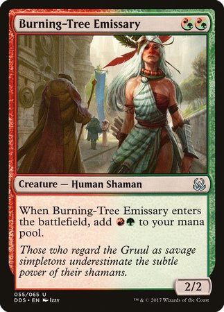 Burning-Tree Emissary [Duel Decks: Mind vs. Might] - TCG Master