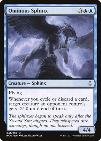 Ominous Sphinx [Hour of Devastation] - TCG Master