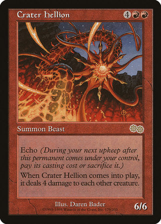 Crater Hellion [Urza's Saga] - TCG Master