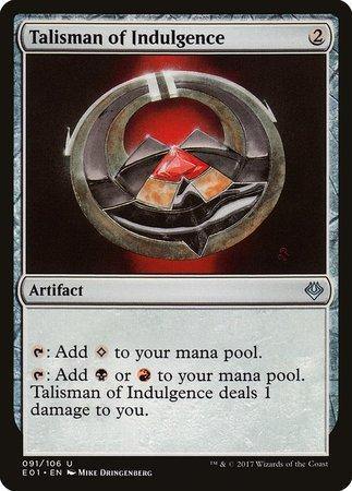 Talisman of Indulgence [Archenemy: Nicol Bolas] - TCG Master