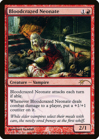 Bloodcrazed Neonate [Wizards Play Network 2011] - TCG Master