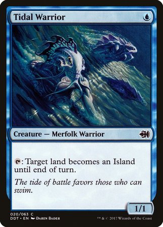 Tidal Warrior [Duel Decks: Merfolk vs. Goblins] - TCG Master