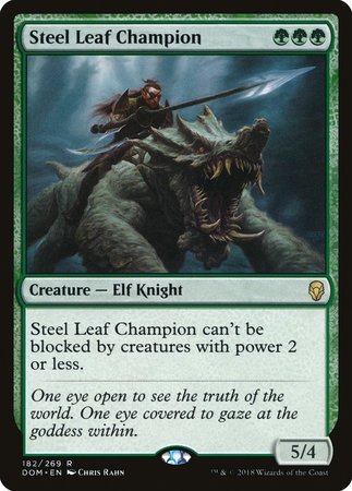 Steel Leaf Champion [Dominaria] - TCG Master