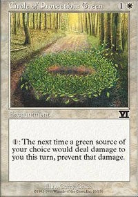 Circle of Protection: Green [Classic Sixth Edition] - TCG Master