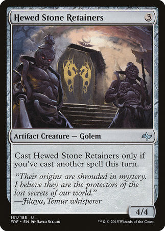 Hewed Stone Retainers [Fate Reforged] - TCG Master