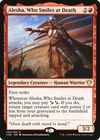 Alesha, Who Smiles at Death [Commander 2020] - TCG Master