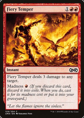 Fiery Temper [Ultimate Masters] - TCG Master