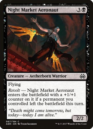Night Market Aeronaut [Aether Revolt] - TCG Master