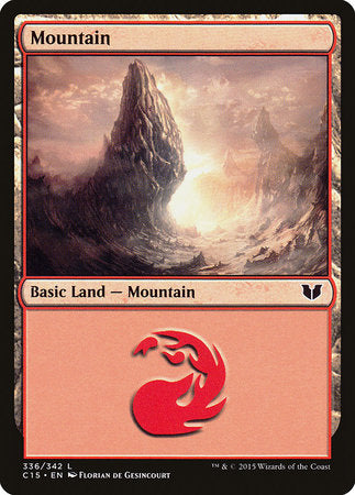 Mountain (336) [Commander 2015] - TCG Master