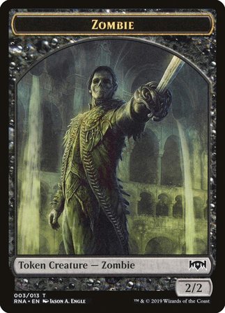 Zombie Token [Ravnica Allegiance Tokens] - TCG Master