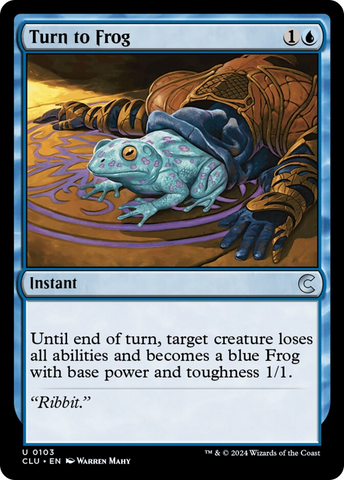 Turn to Frog [Ravnica: Clue Edition]
