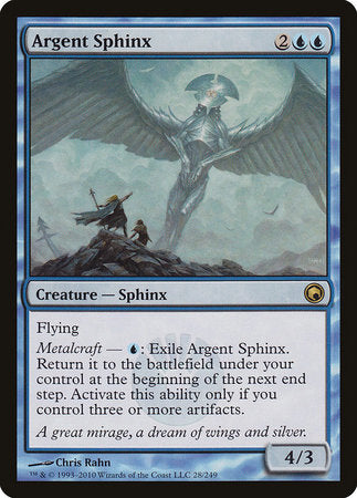Argent Sphinx [Scars of Mirrodin] - TCG Master