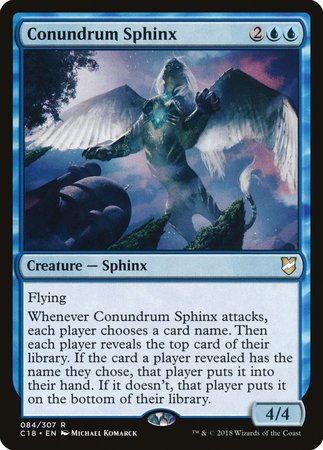Conundrum Sphinx [Commander 2018] - TCG Master